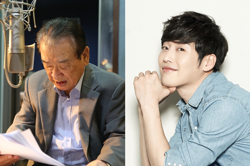 국내 위기가정아동을 위해 내레이션 재능기부를 해주신 이순재, 김재원 씨