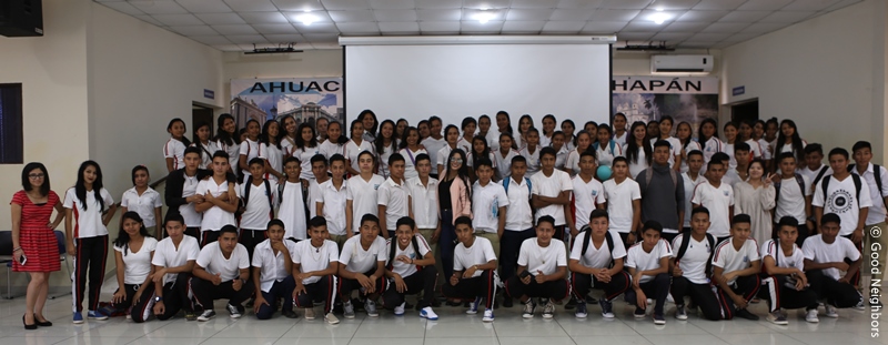 굿네이버스 엘살바도르 청소년 진로 교육 워크샵 참여자 전체 사진