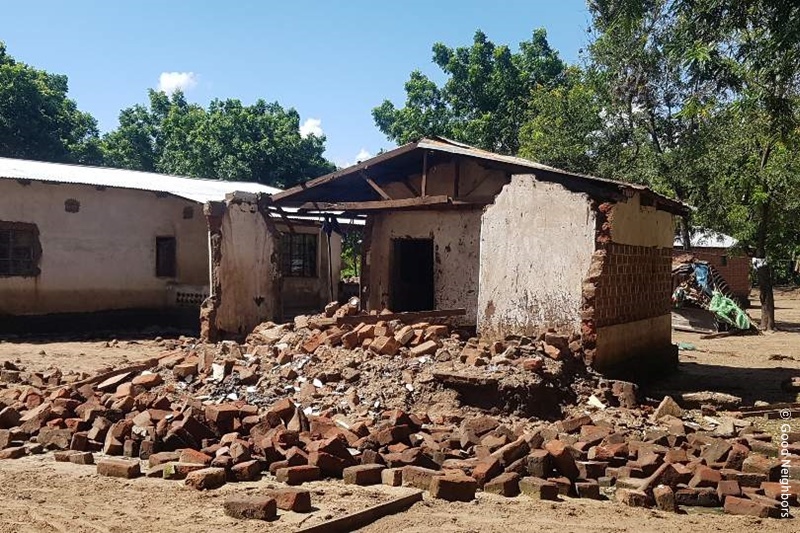 사이클론 이다이의 피해를 입은 말라위의 모습