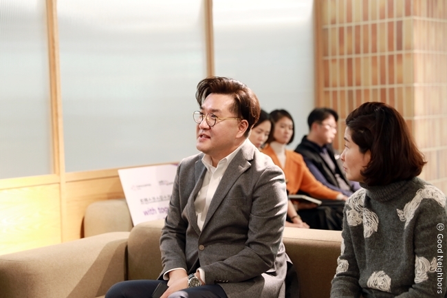 트랜스코스모스코리아 대표이사의 모습